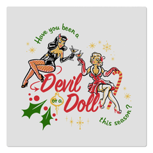 Load image into Gallery viewer, Christmas Pinup Cloth Napkins