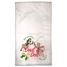 Load image into Gallery viewer, Christmas Pinup Hand Towels