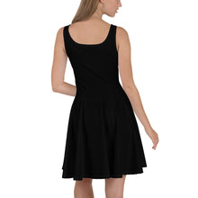 Load image into Gallery viewer, Devil Doll Old English Skater Dress - black S-3XL