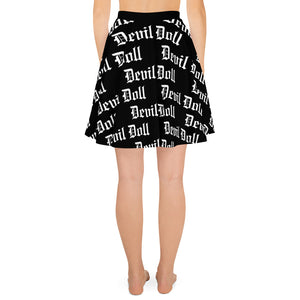 Devil Doll Skater Skirt - Old English