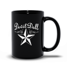 Load image into Gallery viewer, For the Serious Drinker Mug - Nautical Star Black 15oz.